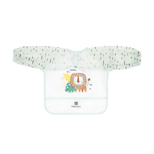 Babador Kikkaboo Savanna de EVA de manga comprida com coletor de migalhas