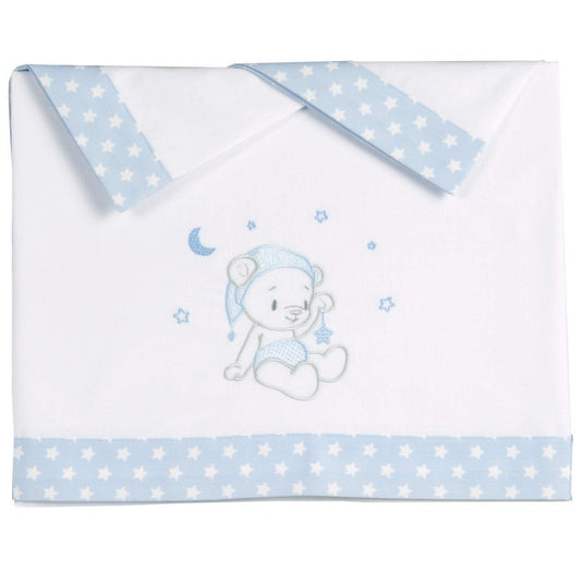 Conjunto de lençóis de flanela para berço Pekebaby Piccolo