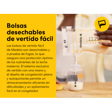 Medela All-in-One Set – Set Todo en Uno de Almacenamiento y Conservación de Leche Materna
