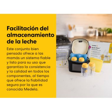 Medela All-in-One Set – Set Todo en Uno de Almacenamiento y Conservación de Leche Materna