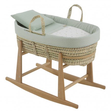 Moises Palma Acolch + Pata M.Nat Ardi Verde/Natural 39x80x25cm de Cambrass