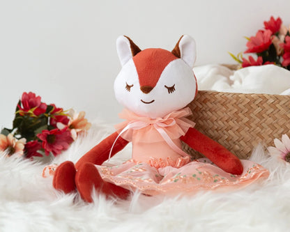 Muñeca de trapo zorro Referencia  de Kiokids
