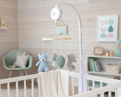 Carrusel Musical de cuna con peluches de algodón de Kiokids