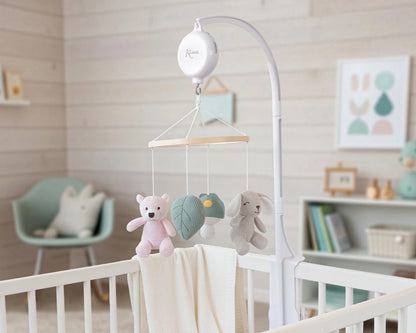 Carrusel Musical de cuna con peluches de algodón de Kiokids