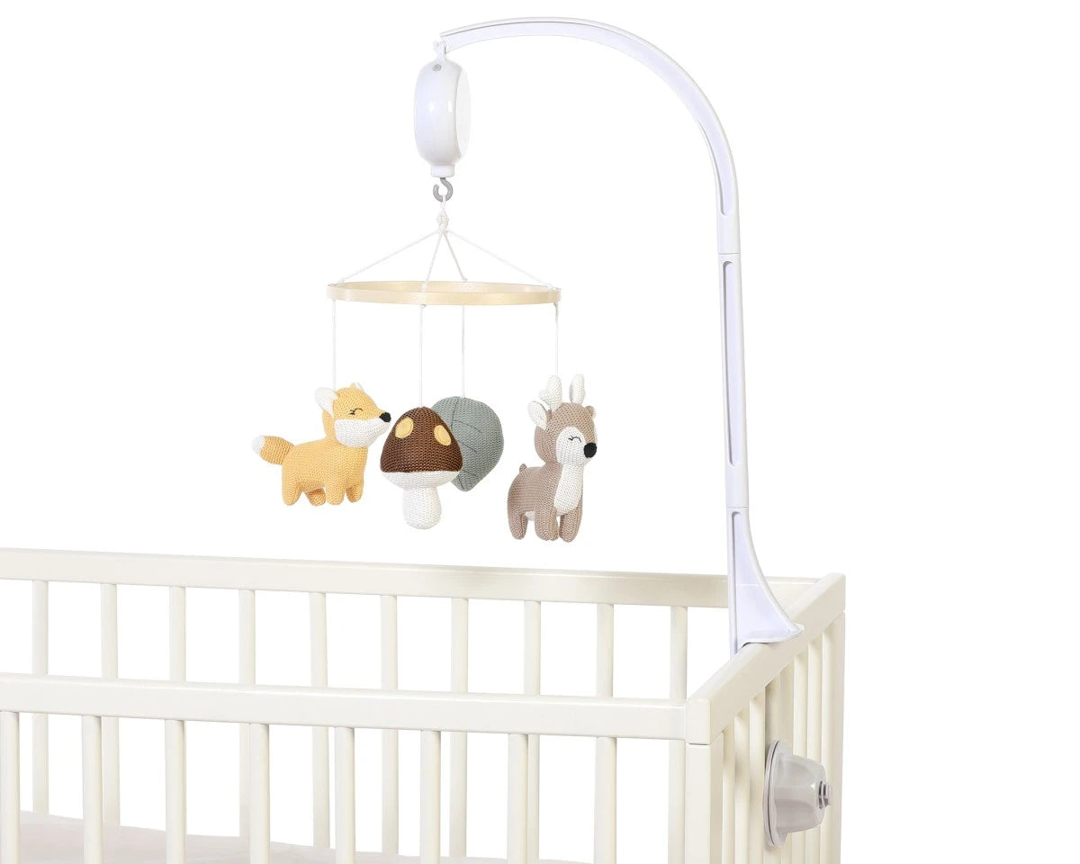 Carrusel Musical de cuna con peluches de algodón de Kiokids