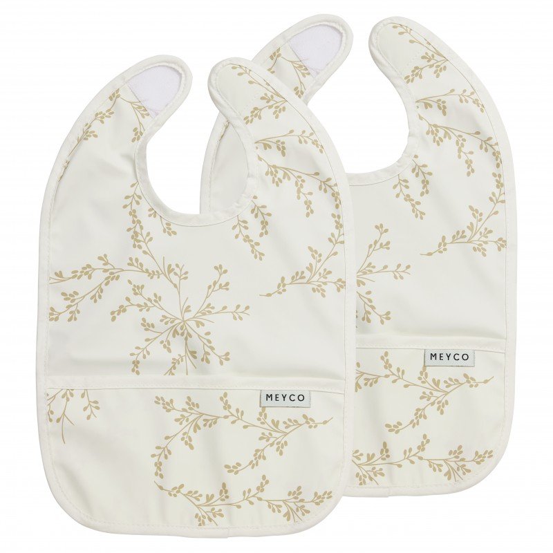 PACK 2 BABEROS CON BOLSILLO MEYCOBABY