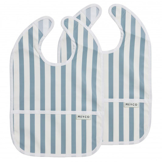 PACK 2 BABEROS CON BOLSILLO MEYCOBABY