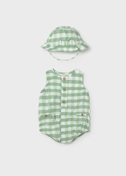 Pelele estampado con gorro 1614 Mayoral