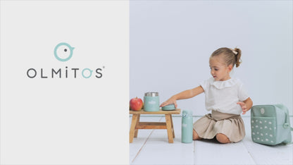 Olmitos - Mochila Infantil Isotérmica MERIENBAG – Bolsa Térmica Aislante para Comida y termo de Bebé