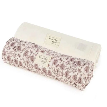 Set/ 2 Muselinas 70x70 Cm Gala Cerise de Walking Mum