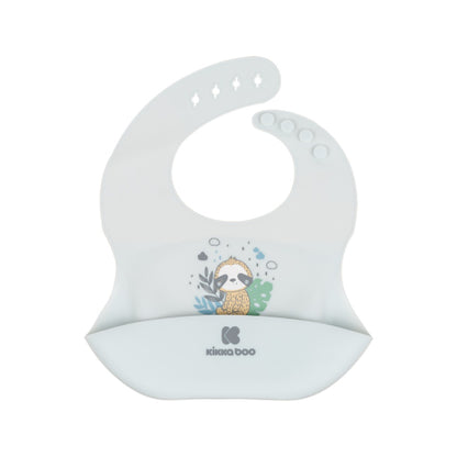 Babador de silicone Kikkaboo Savanna Friends