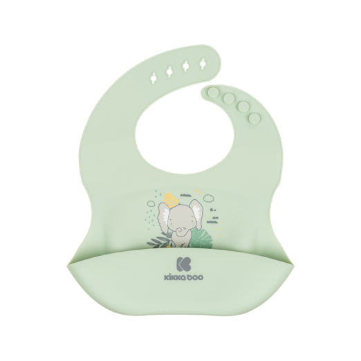 Babador de silicone Kikkaboo Savanna Friends