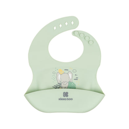 Babador de silicone Kikkaboo Savanna Friends