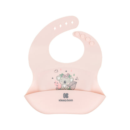 Babador de silicone Kikkaboo Savanna Friends