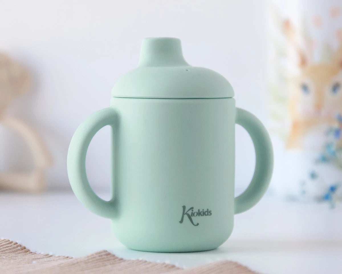 Taza de silicona con asas Salvia