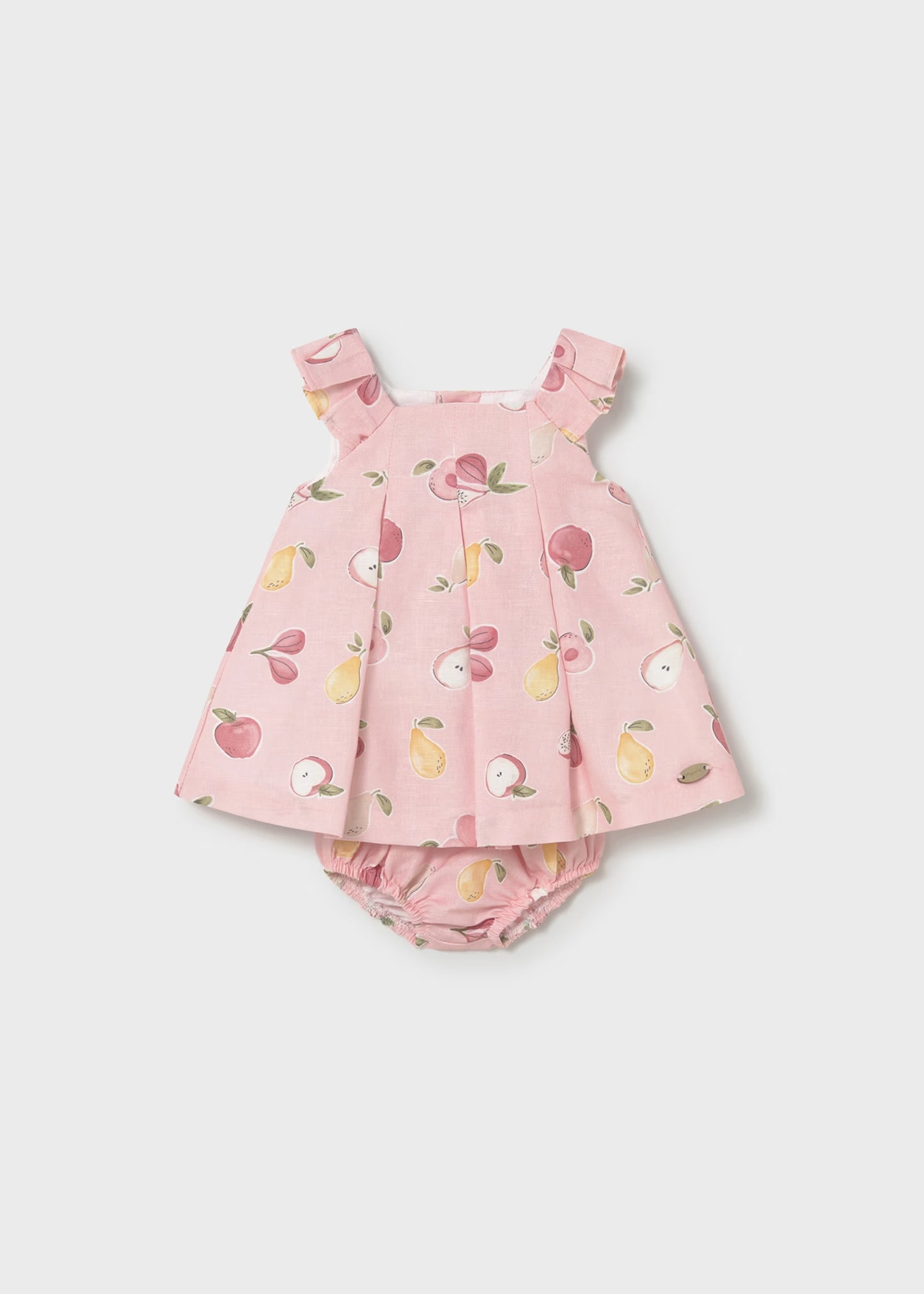 Vestido estampado con lino 1809 Mayoral