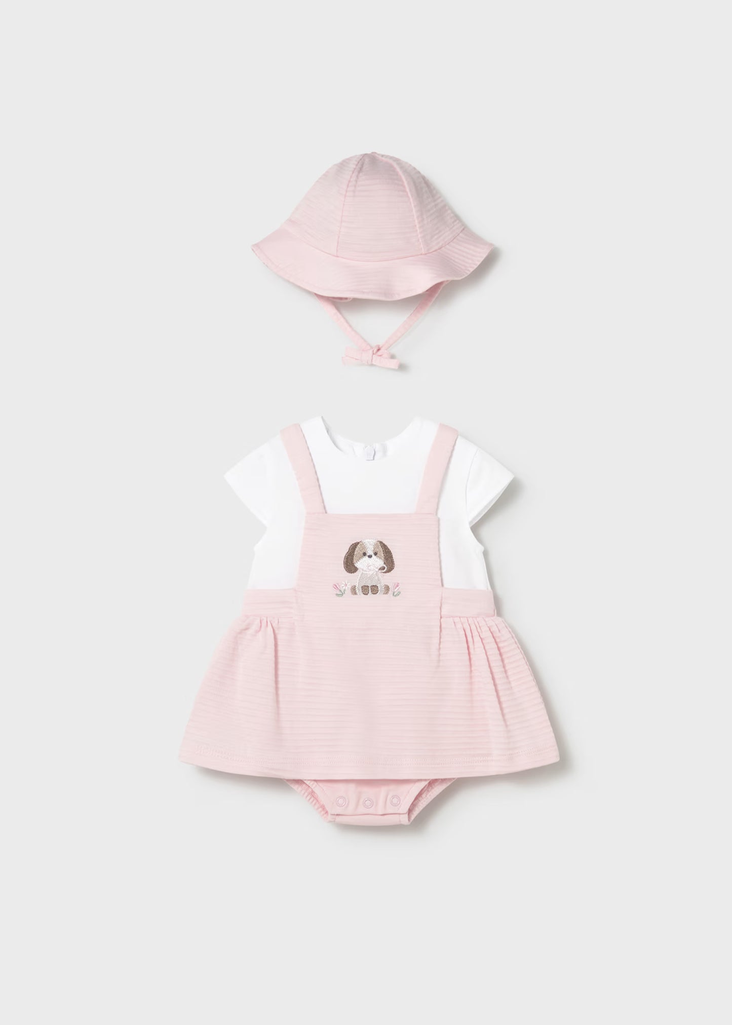 Vestido peto simulado con gorro 1631 Mayoral