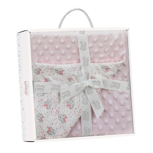 Cobertor de inverno Disney Pink Minnie contando ovelhas 