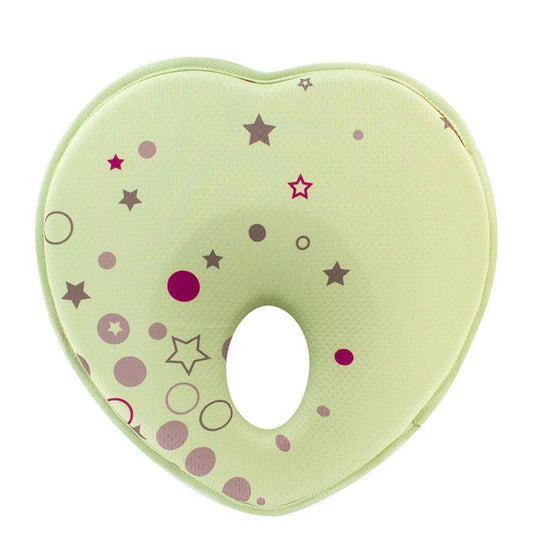 Almohada antivuelvo para recién nacido verde