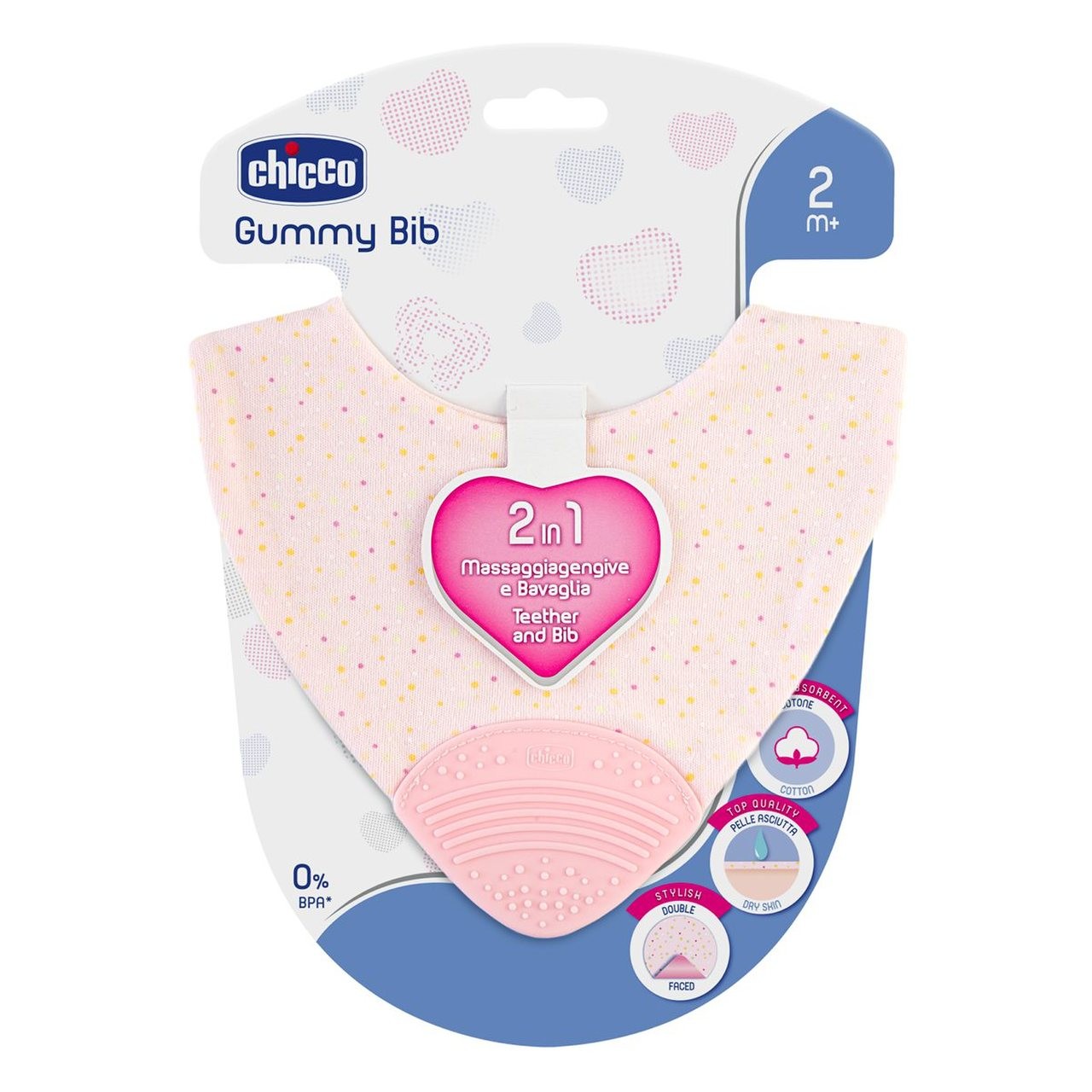 Chicco Gummy Babador + mordedor