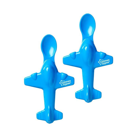Colher de avião rosa de Tomme Tippee