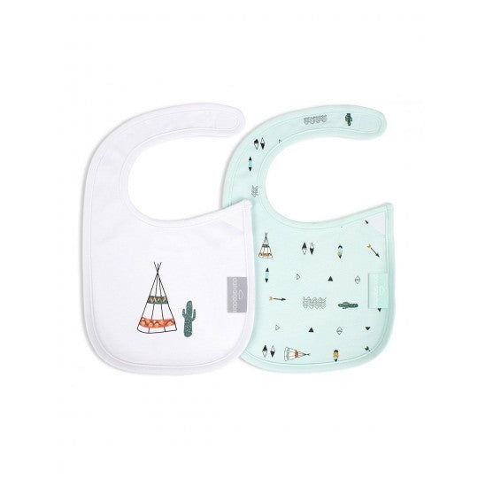 Conjunto de 2 babadores cabines T 0M da Interbaby