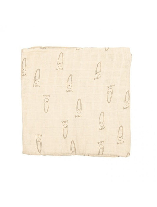 Musselina de balé de bambu 120x120 da Pirulos
