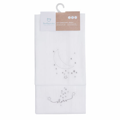 Pack 2 Gasitas Algodón Estampado 60x60 de Pirulos