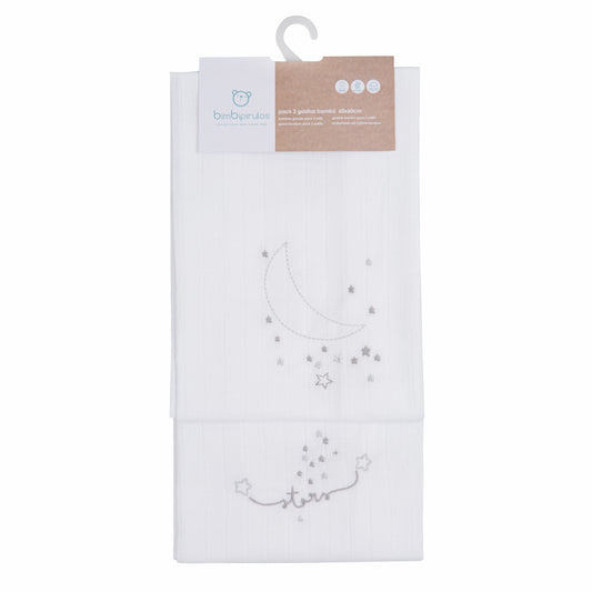 Pack de 2 Gazes de Algodão Estampadas 60x60 da Pirulos 