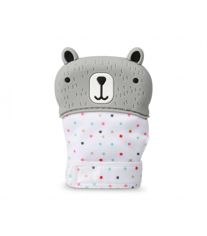 Luva de dentição de urso Kiokids