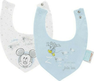 Conjunto de 2 bandanas de malha Disney Blue Mickey 