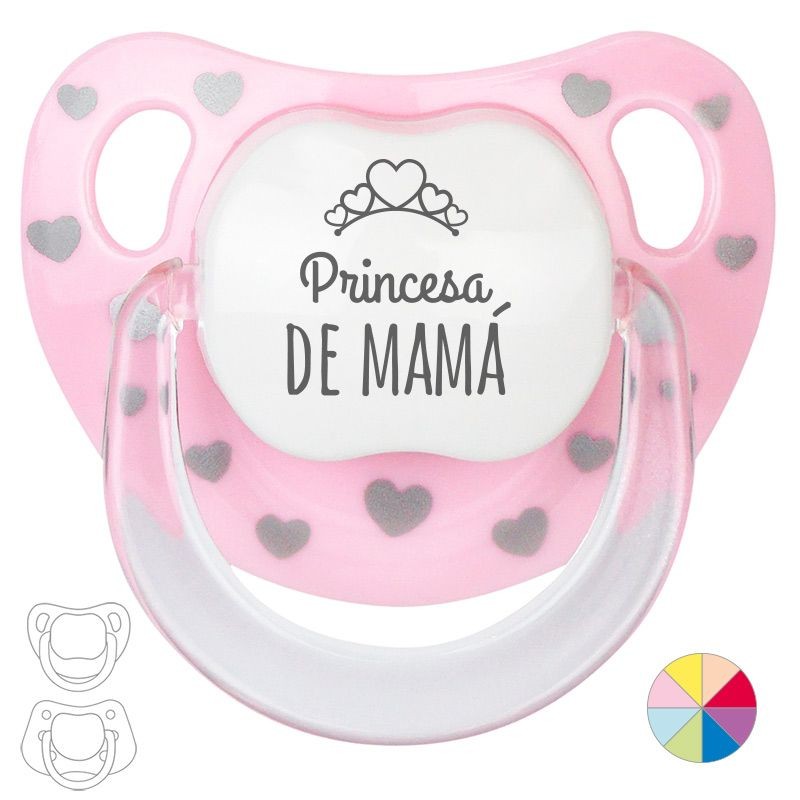 Chupeta "Princesa da Mãe" 0-6M de Mi Pipo