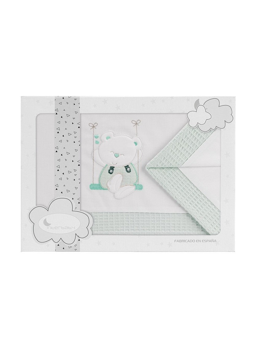Tríptico de carro de urso de balanço interbaby