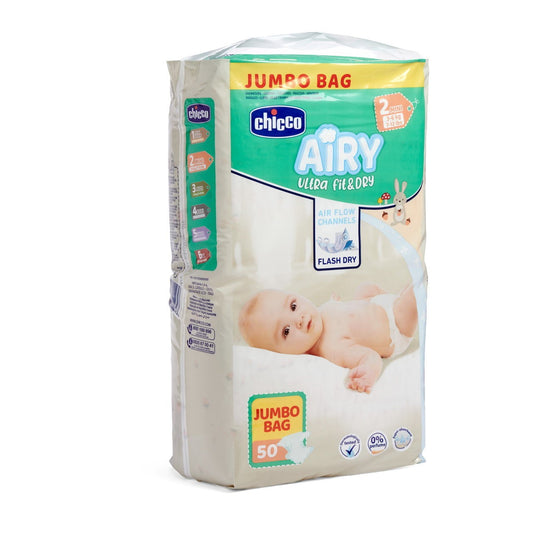 Fraldas Airy Tamanho 2 Mini 3-6Kg da Chicco