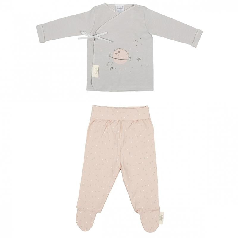 Pijama Pirulos 2 peças Planet 1-3m 