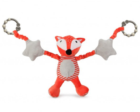 Brinquedo de pelúcia decorativo Fox para carrinho e berço Kiokids