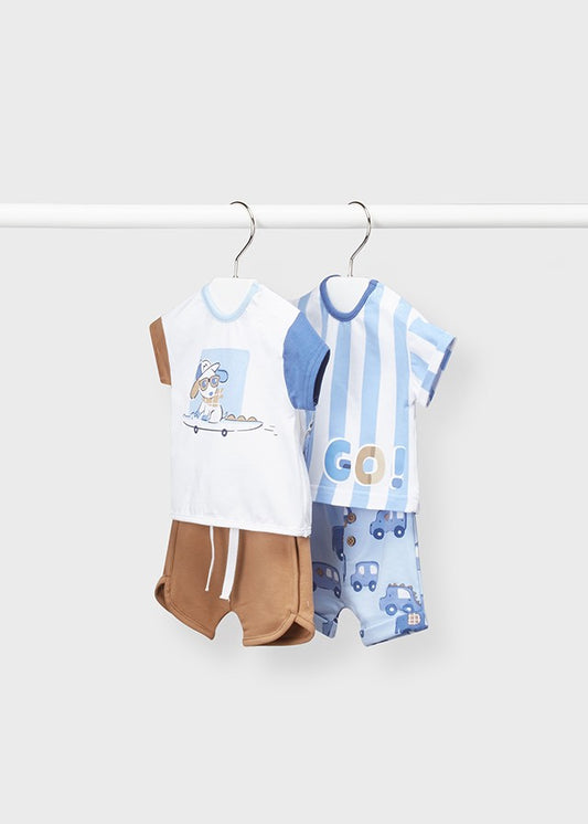Conjunto de 2 peças em malha Mayoral Animalitos 
