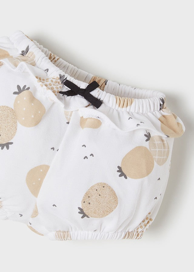 Conjunto de 2 peças ECOFRIENDS em malha de ananás curto ECOFRIENDS para menina Mayoral