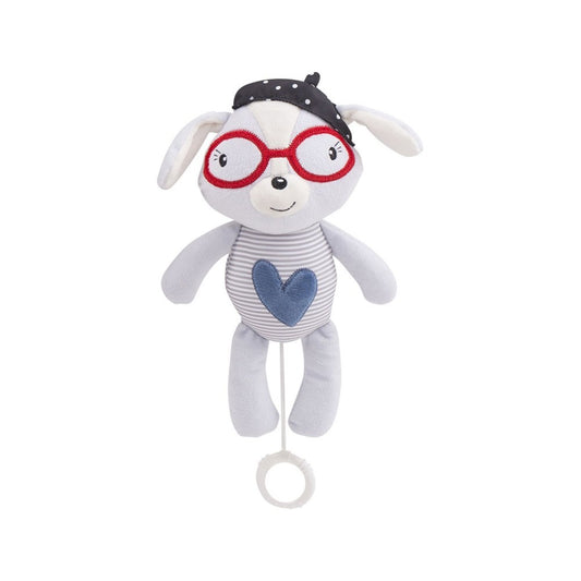 Brinquedo musical Love Rome com coração azul de Kikka boo