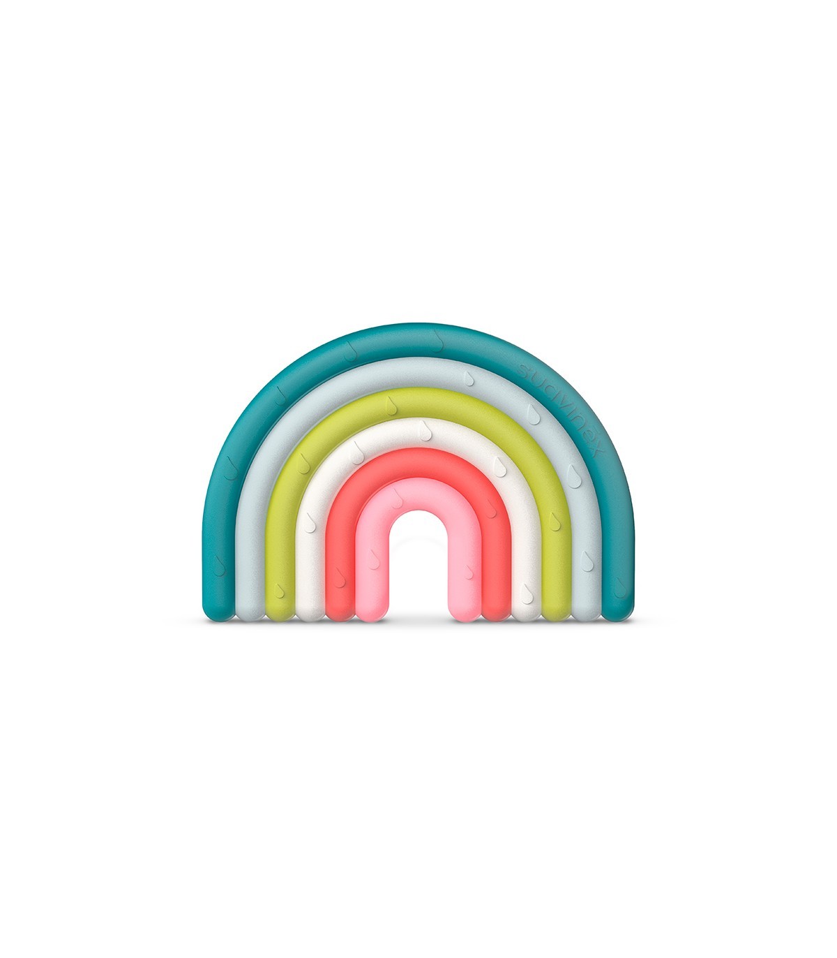 Suavinex Stage 1 +0m Mordedor Arco-íris Silicone 