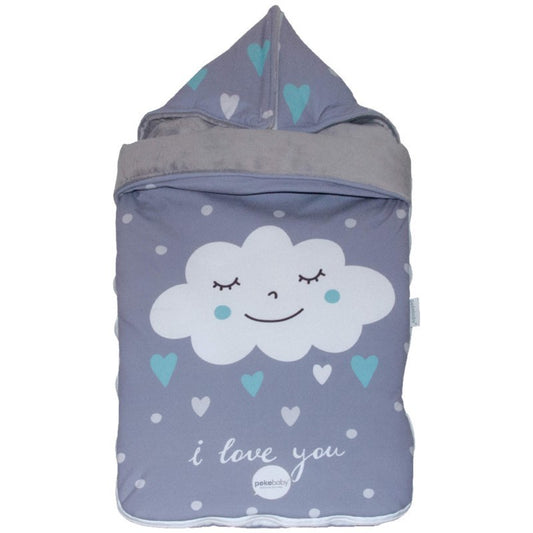 Pekebaby Nuvola Mint Alcofa para pés de meia temporada