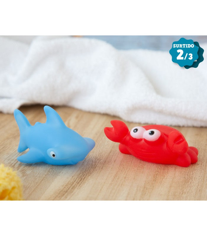 Conjunto de 2 bonecos de vinil antimofo para banheiro Kiokids