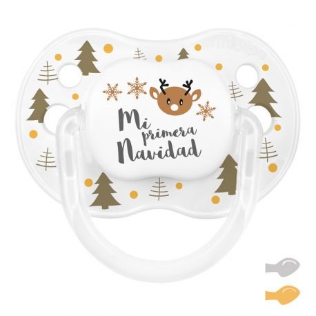 Nova Chupeta Dourada de Árvores Brancas de Natal Clássica Deco, Meu Primeiro Natal 0-6m Mi Pipo 