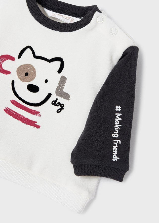 Conjunto de 2 peças para cães em malha ECOFRIENDS da Mayoral 