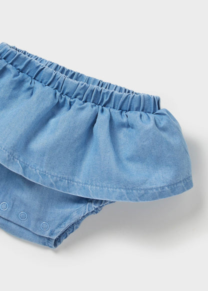 Conjunto de saia jeans para menina Mayoral 