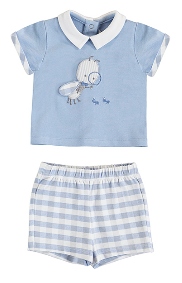 Conjunto de camiseta e shorts Formiga da Mayoral 