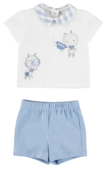 Conjunto de camiseta e shorts Formiga da Mayoral 