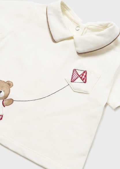 Conjunto de 2 peças em algodão sustentável Mayoral Bears 