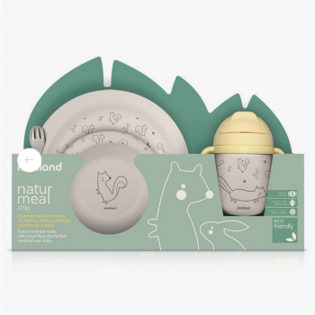 Vajilla naturmeal chip de Miniland