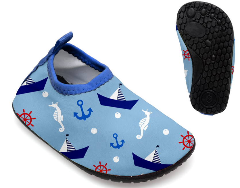 Botinhas de marinheiro Aquasocker para bebês da Kiokids